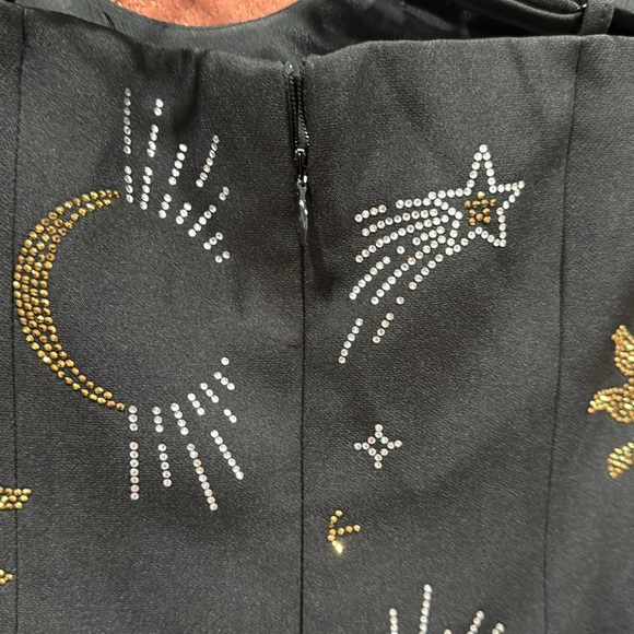 Nasty Gal Black and Gold Mini Dress - Picture 8 of 12